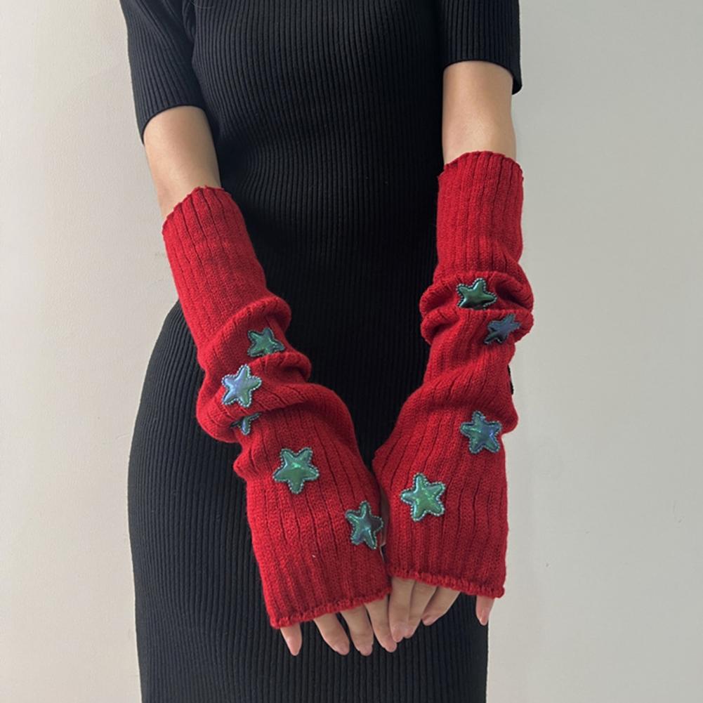 Kadın Sonbahar Kış Sıcak Yıldı - Fingerless Glove Knit incelemesi ve fiyatı