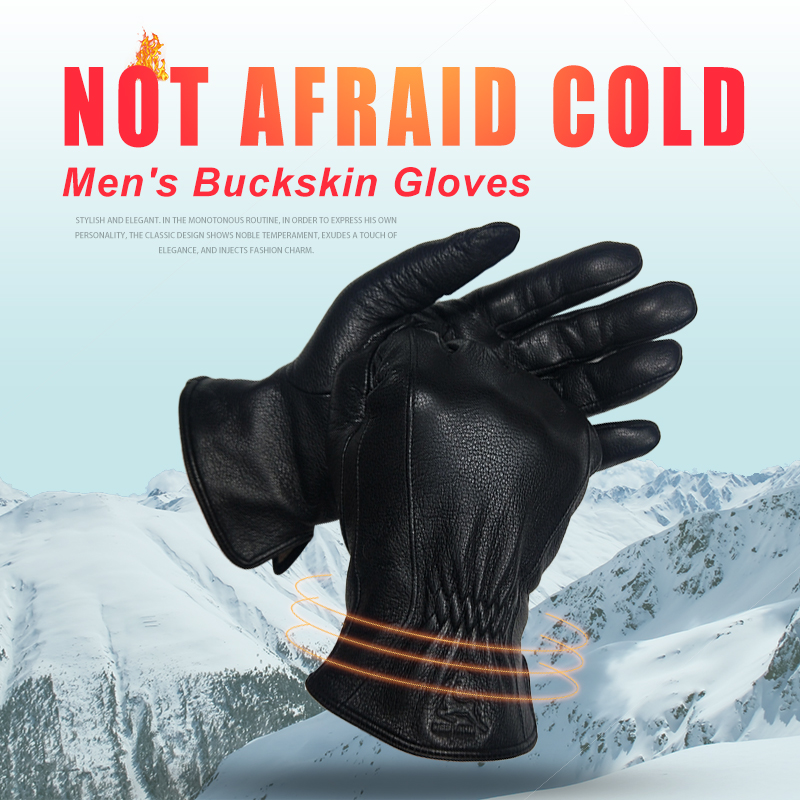    Kışlık Erkek Siyah Geyik D - Wool Glove Lined incelemesi ve fiyatı